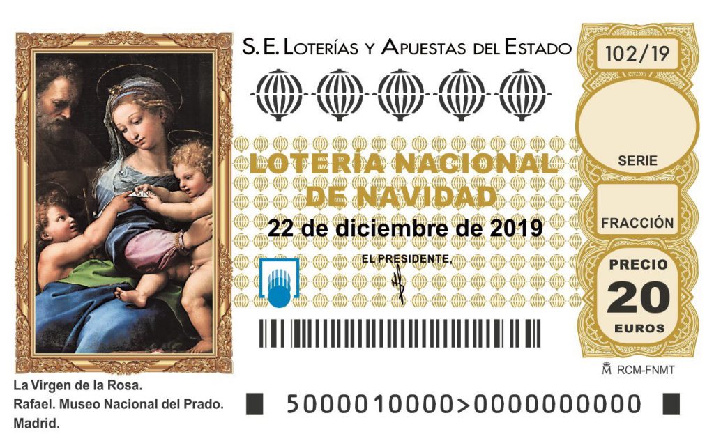 Décimo Lotería Nacional Loterias Buena Suerte 6072